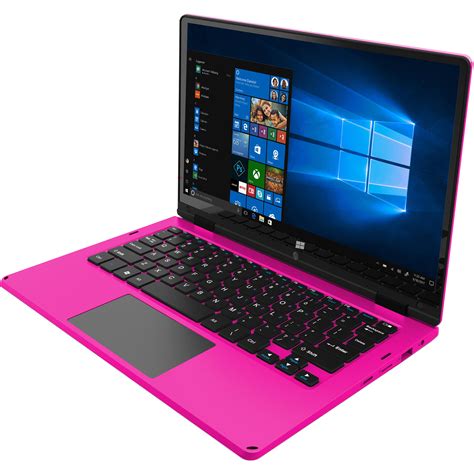 Ematic 11.6" 2-in-1 Laptop (Pink) EWT117PN B&H Photo Video