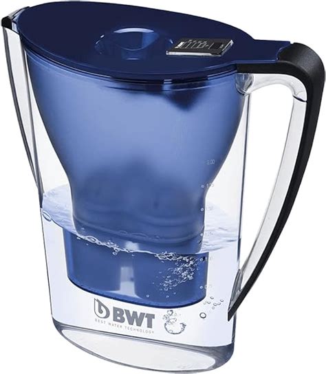 Amazon.com: BWT 2.7 Litre Mineralised Water Filter Jug Dark Blue: Home & Kitchen