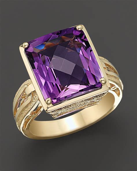 Amethyst and 14 Kt. Yellow Gold Ring | Bloomingdale's