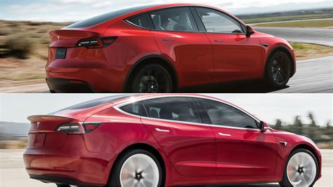 Visual Comparison: 2020 Tesla Model Y vs. 2019 Tesla Model 3