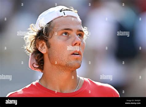 Aleksandar Kovacevic during the French Open, Grand Slam tennis ...