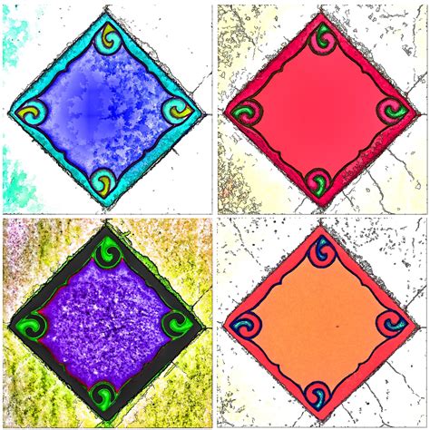 Quad Group Of Tiles Free Stock Photo - Public Domain Pictures
