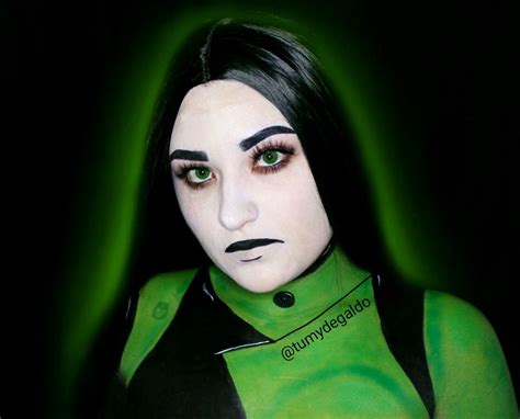 Shego Kim Possible maquillaje carnaval makeup