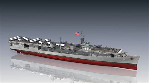 3D USS Bataan CVL-29AVT-4 model - TurboSquid 2093861