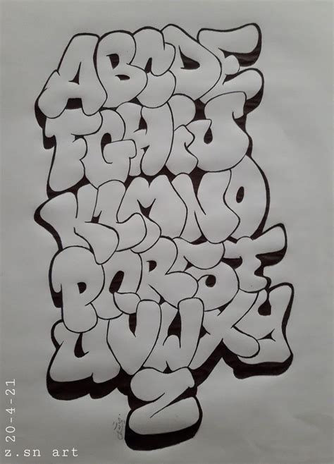 Graffiti Letters Pattern 982 | Graffiti art letters, Graffiti alphabet ...