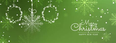 Abstract decorative Merry Christmas banner template 286731 Vector Art ...