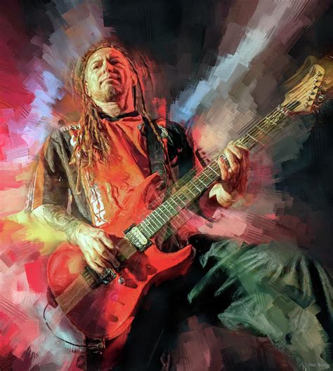 Zoltan Bathory Five Finger Death Punch Mixed Media by Mal Bray - Fine ...