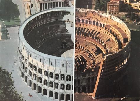 Then and Now: Roman Colosseum : r/rome