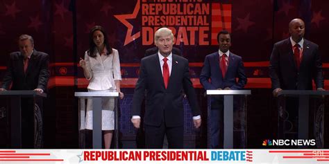 ’SNL’s Donald Trump Is Terrifyingly Spot-On in Republican Debate Cold Open