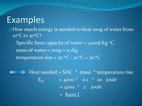 PPT - SPECIFIC HEAT CAPACITY PowerPoint Presentation, free download - ID:3448240