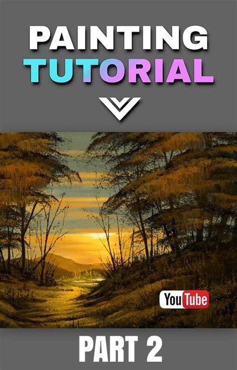 How to Paint Digital Art Tutorial - Landscape Painting PART2 | Digital art tutorial, Landscape ...