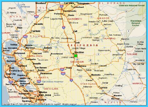 Where is Stockton? | Stockton Map | Map of Stockton - TravelsMaps.Com