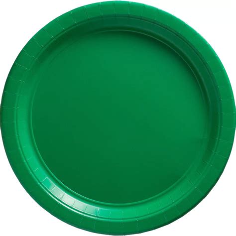 Festive Green Paper Dinner Plates 20ct | Party City