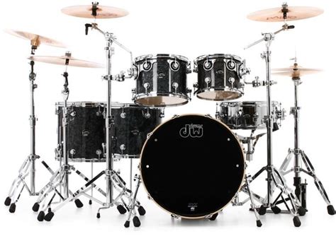 DW Performance Series 5-piece Shell Pack with 22 inch Bass Drum - Black ...