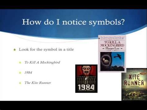 Symbols in Literature - YouTube