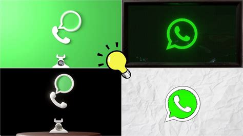 WhatsApp Logo Animation - 4 versions - YouTube