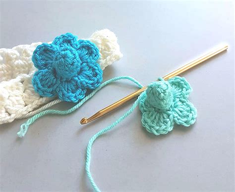 Baby Headband Flower Crochet Pattern, Baby Shower Gift, Photo Prop ...