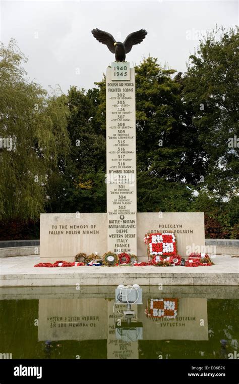 The Polish War Memorial near RAF Northolt in South Ruislip, Hillingdon, London Stock Photo - Alamy