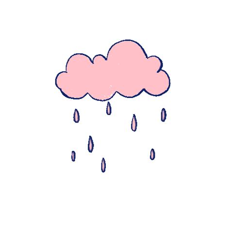 Raining Rainy Day Sticker by Ontungc for iOS & Android | GIPHY