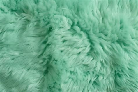 Premium AI Image | Green ombre faux fur fabric by the yard