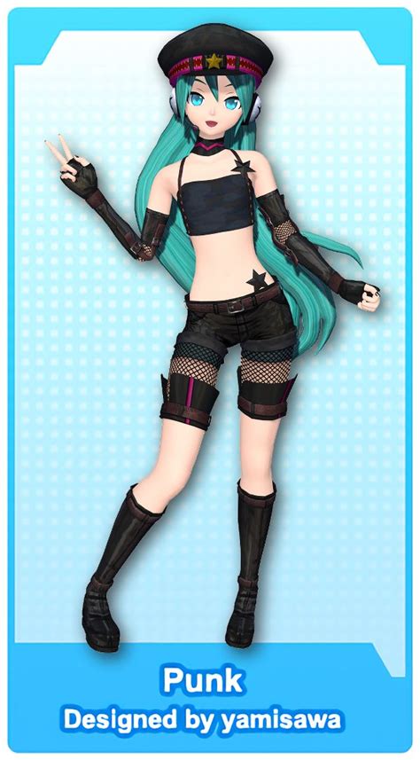 Punk | Hatsune Miku Project Diva | Hatsune miku outfits, Hatsune miku ...