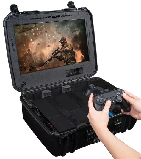 Case Club Waterproof PlayStation 4 Portable Gaming Case w/ Built in Monitor