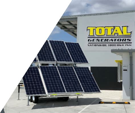 Hybrid Solar Generator Hire | Total Generators