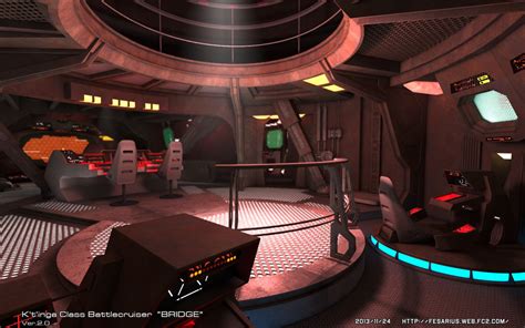 Klingon K't'inga Class "BRIDGE" Ver.2.0 — Scifi-Meshes.com