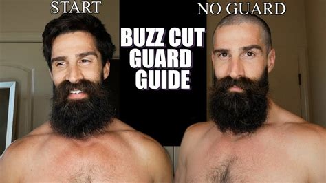 BUZZ CUT CLIPPER GUARD GUIDE (EXAMPLES) - YouTube