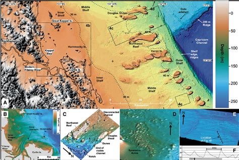 Bathymetric and topographic representation of the Fitzroy River and ...