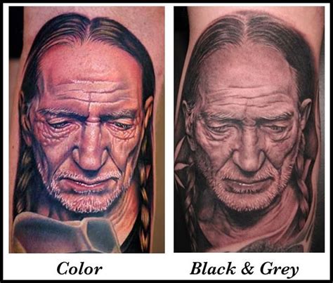 Willie Nelson portrait tattoos Tribal Tattoos For Men, Cool Tattoos For ...