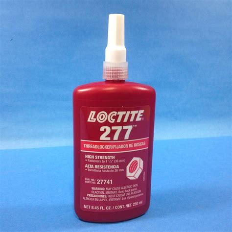 Loctite 27741 Red 277 Large Bolt High Strength Threadlocker, 250 mL ...