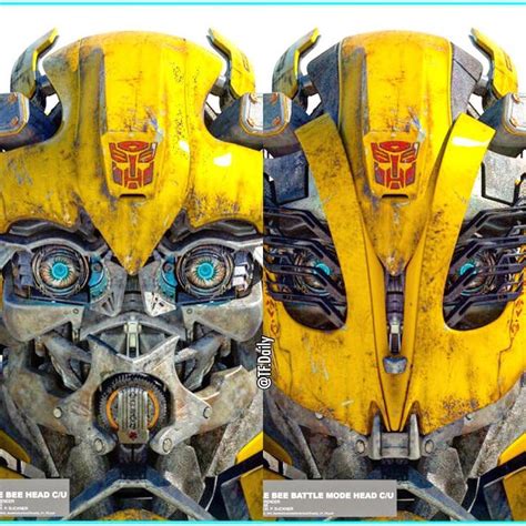 Bumblebee with and without battle mask #transformers | Transformers ...