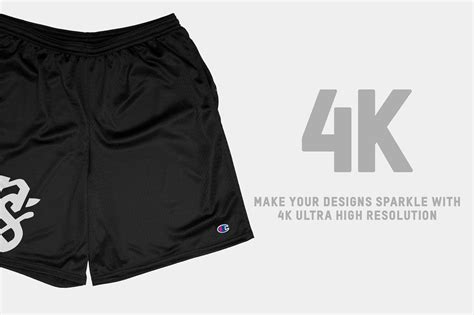 Champion S162 Mesh Shorts Mockups – Pixel Sauce