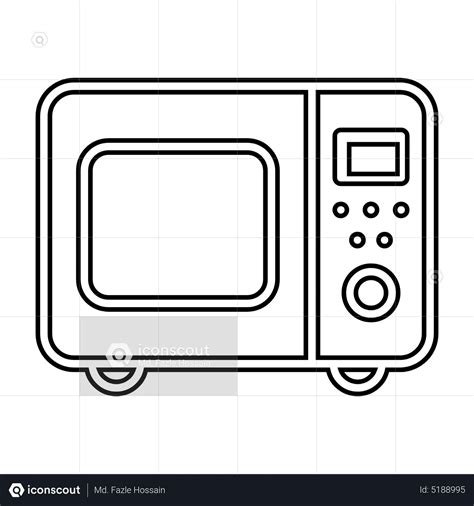 Microwave oven Animated Icon download in JSON, LOTTIE or MP4 format