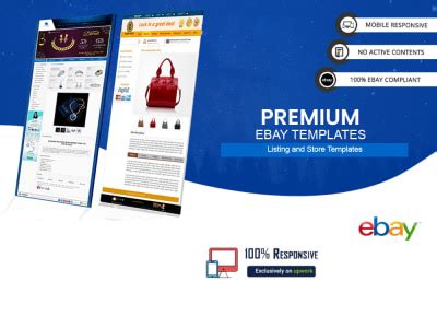 EBay Store Design with Responsive Listing Template HTML design | Upwork