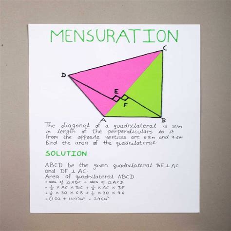 Learn Mensuration with Math Craft Activity - Emma Amelia - Medium