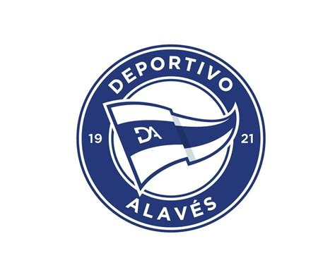 Deportivo Alaves Club Symbol Logo La Liga Spain Football Abstract Design Vector Illustration ...