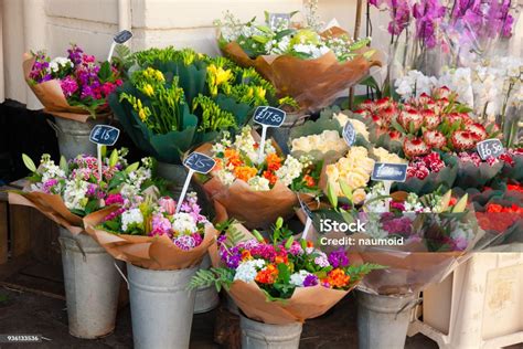 Flowers For Sale At Street Market In England Stock Photo - Download ...