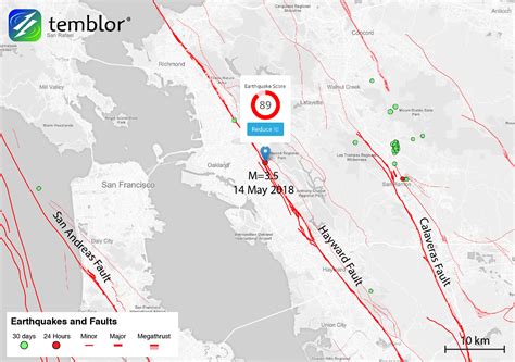 M=3.5 Hayward Fault earthquake strikes East Bay - Temblor.net