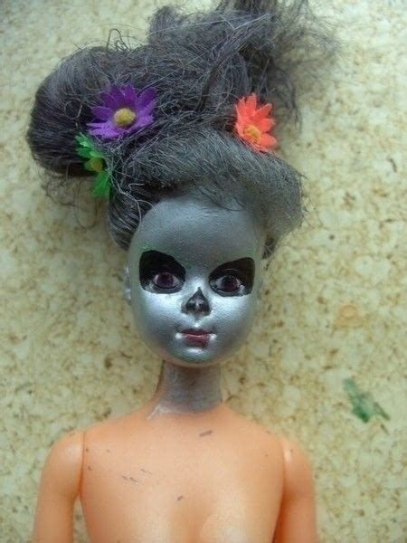 Day Of The Dead Inspired Barbiehead · A Barbie Doll · Decorating on Cut Out + Keep