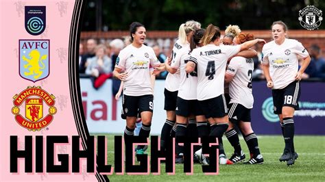 Aston Villa Ladies 0-12 Manchester United Women | Highlights | FA Women ...