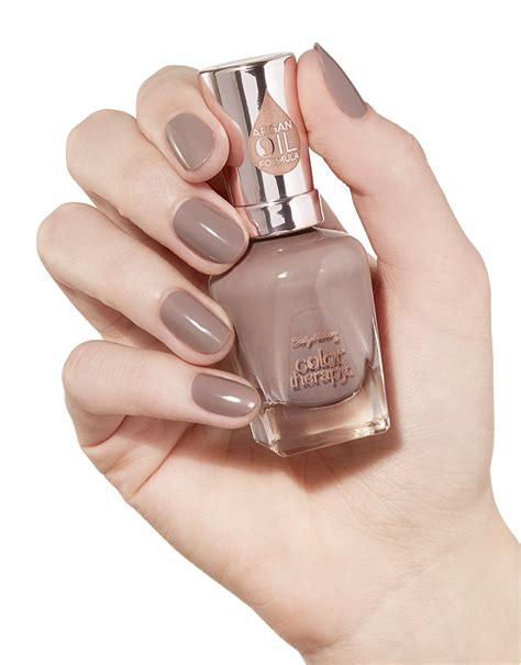 Sally Hansen Color Therapy Nail Polish, Steely Serene, Pack of 1 - Buy Online in UAE. | Beauty ...