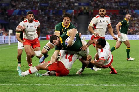 Springboks Vs Tonga Highlights (49-18) | Rugby World Cup 2023 ...