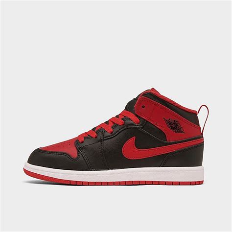 Little Kids' Air Jordan Retro 1 Mid Casual Shoes| Finish Line