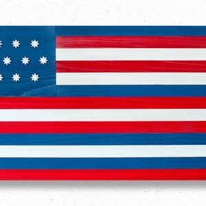 Serapis Wood Flag, Serapis Flag, Serapis, American Wood Flag, US Flag, US Wood Flag, Wooden Flag ...