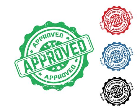 Approved Stamp Vector Art, Icons, and Graphics for Free Download