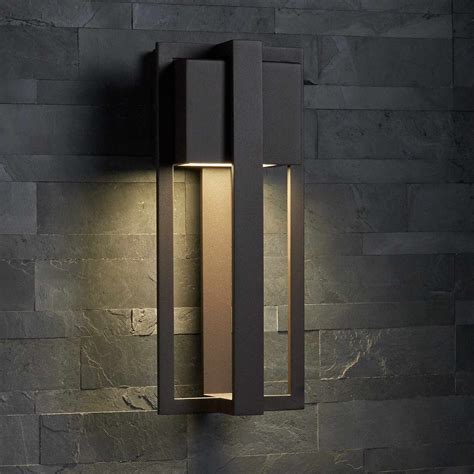 Featuring an angular design, the Shockoe Outdoor LED Wall Sconce is the sleek statemen… | Modern ...