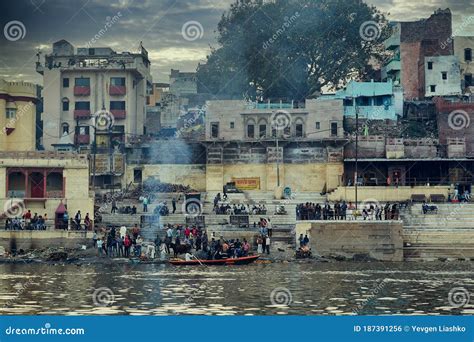 On Boat Cruise on the River Ganges. Varanasi, India Editorial Photo ...