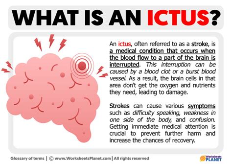 What is an Ictus | Definition of Ictus